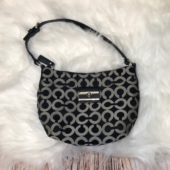 Coach Handbags - Coach Kristin Optic Art Top Handle Hobo Bag